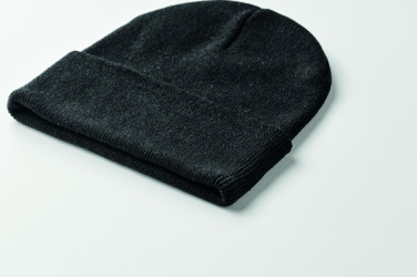 Logo trade corporate gifts picture of: Knitted beanie with cuff